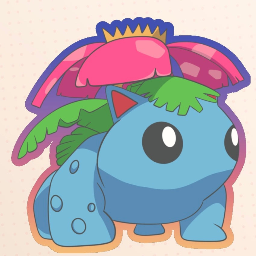 Venusaur single sticker