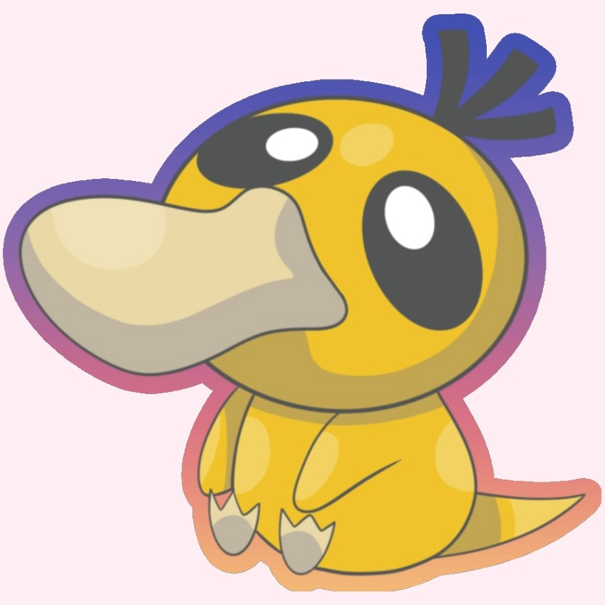 Psyduck single sticker