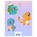 Choose your starter sticker sheet - Gen I