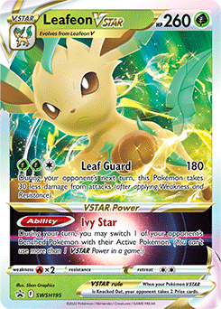 Leafeon VSTAR: Promo Holofoil 195 (SWSH)