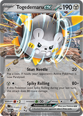 Togedemaru ex: Double Rare Holofoil 149/217 (ASC)