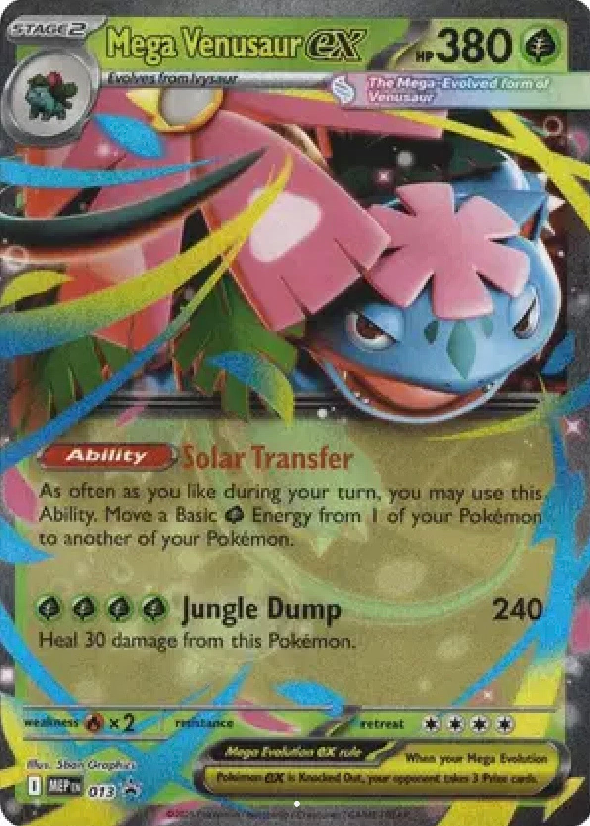Mega Venusaur ex: Promo Holofoil 013 (MEP)