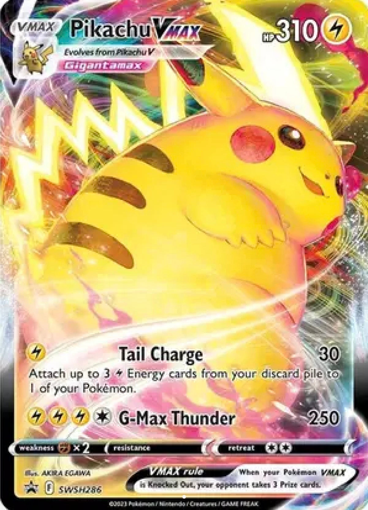 Pikachu VMAX: Promo Holofoil 286 (SWSH)