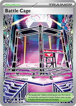 Battle Cage: Ultra Rare Holofoil 116/094 (PFL)