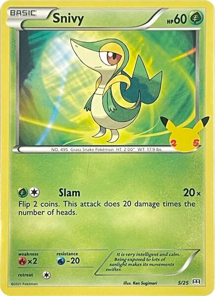 Snivy: Normal McDonald’s 25th Anniversary 05/25