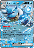 Blastoise ex: Double Rare Holofoil 009/165 (MEW)