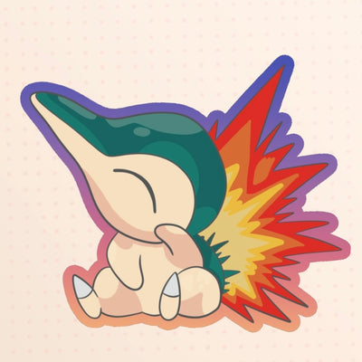 Cyndaquil single sticker
