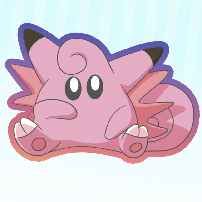 Clefable single sticker