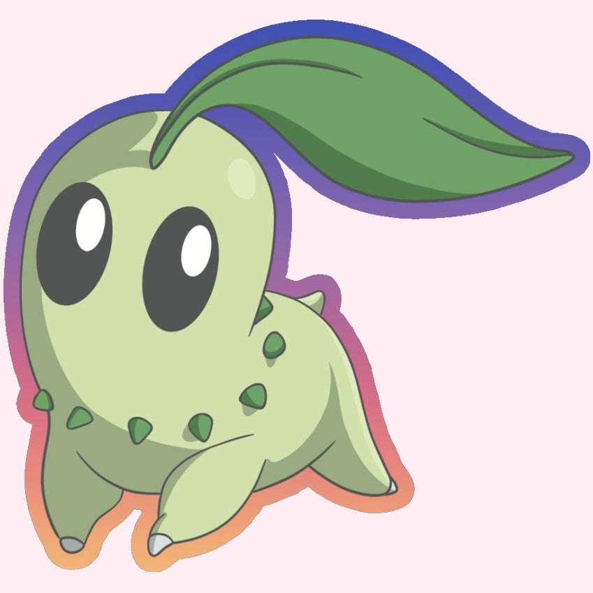 Chikorita single sticker