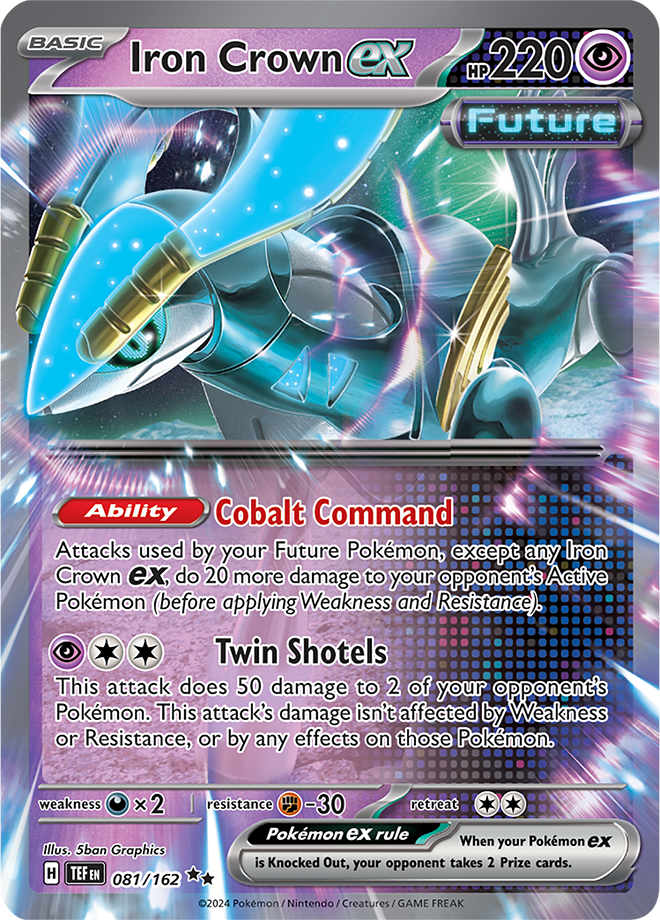 Iron Crown: Double Rare Holofoil 081/162 (TEF)