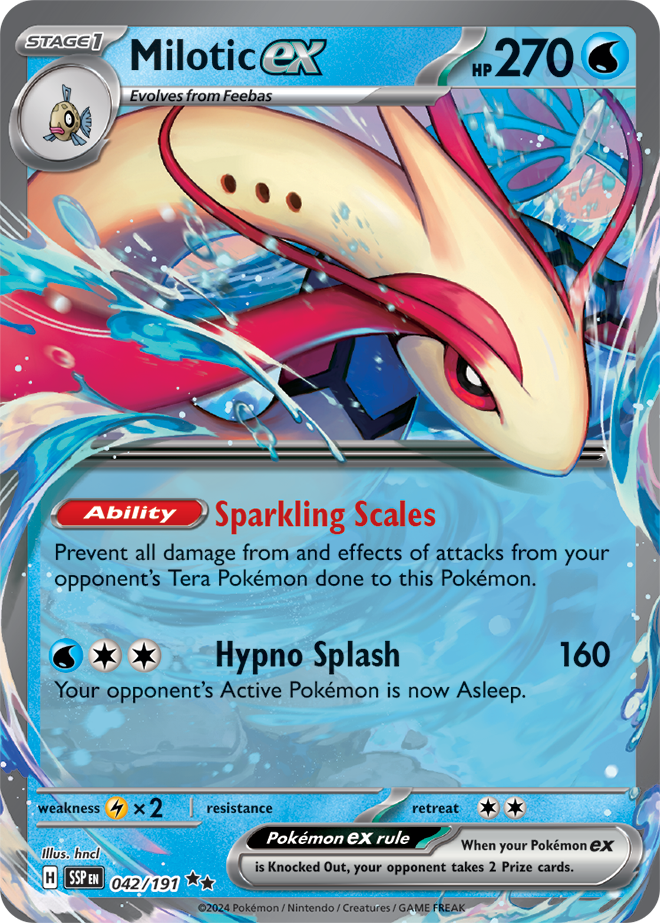 Milotic ex: Double Rare Holofoil 042/191 (SSP)