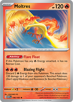 Moltres: Rare 146/165 (MEW)