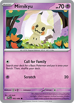 Mimikyu: Common 042/094 (PFL)