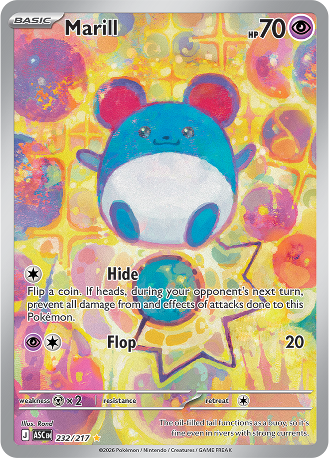 Marill: Illustration Rare Holofoil 232/217 (ASC)