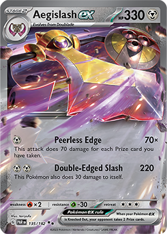 Aegislash ex: Double Rare Holofoil 135/182 (PAR)