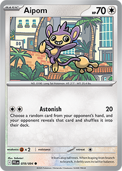 Aipom: Common 078/094 (PFL)