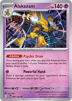Alakazam: Rare 056/132 (MEG)