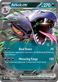 Arbok ex: Double Rare Holofoil 024/165 (MEW)