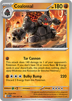 Coalossal: Rare 120/217 (ASC)