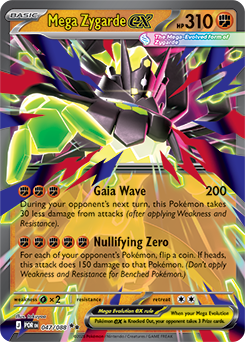 Mega Zygarde ex: Double Rare 047/088 (POR)