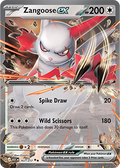 Zangoose ex: Double Rare 167/217