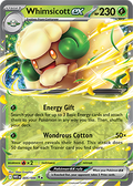 Whimsicott ex: Double Rare Holofoil 005/086 (WHT)