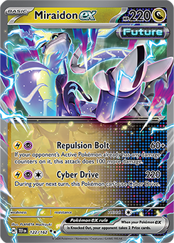 Miraidon ex: Double Rare Holofoil 122/162 (TEF)