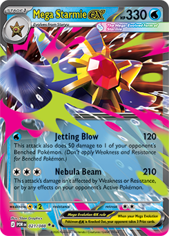 Mega Starmie ex: Double Rare Holofoil 021/088 (POR)