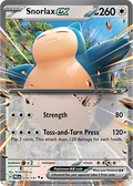 Snorlax ex: Double Rare Holofoil 076/131 (PRE)