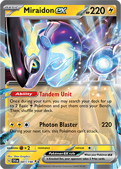 Miraidon ex: Double Rare Holofoil 081/198 (SVI)