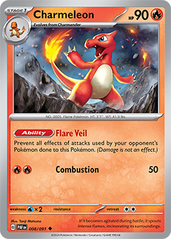 Charmeleon: Uncommon 008/091 (PAF)