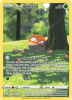 Hisuian Voltorb: Holo Rare GG01/GG70 (Crown Zenith)