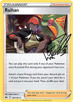 Raihan: Rare 140/159 (Crown Zenith)