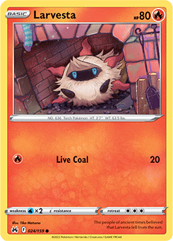 Larvesta: Common 024/159 (Crown Zenith)