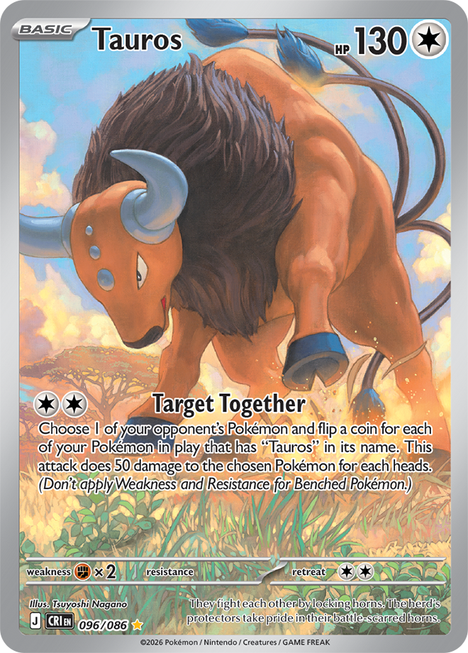 Tauros: Illustration Rare 096/086 (CRI)