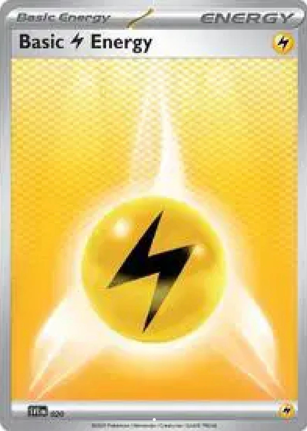 Basic Lightning Energy: Holofoil 020