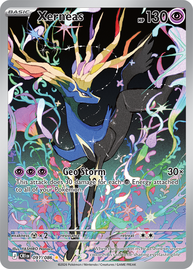 Xerneas: Illustration Rare 091/086 (CRI)