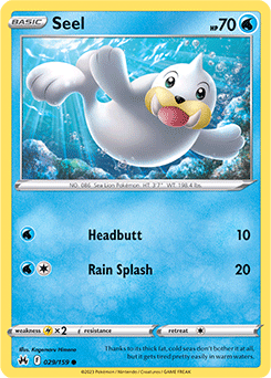 Seel: Common 029/159 (Crown Zenith)
