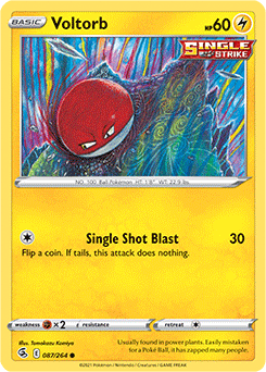 Voltorb: Common 087/264 (Fusion Strike)