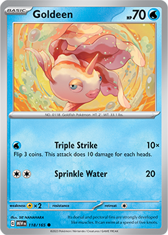 Goldeen: Common 118/165 (MEW)