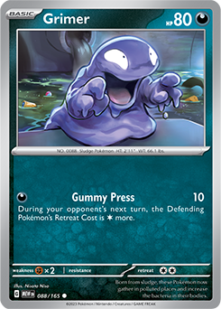 Grimer: Common 088/165 (MEW)