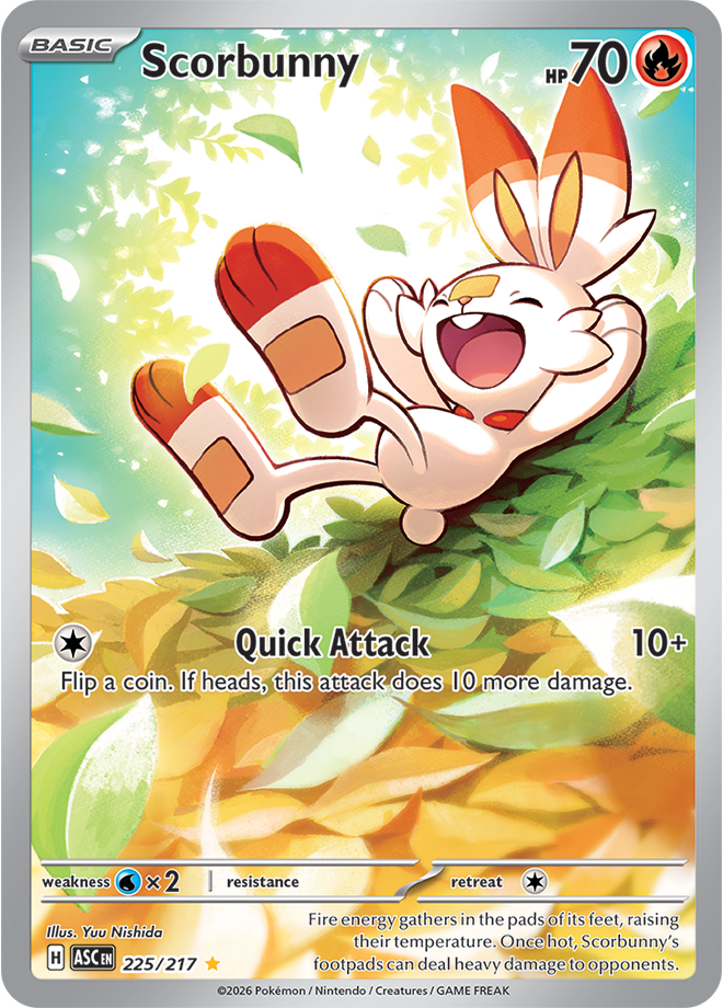 Scorbunny: Illustration Rare 225/217 (ASC)