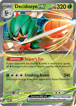 Decidueye ex: Double Rare Holofoil 012/088 (POR)