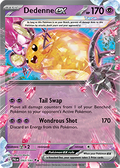 Dedenne ex: Double Rare Holofoil 093/193 (PAL)