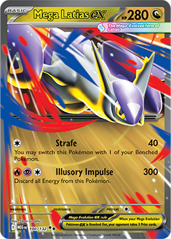 Mega Latias ex: Double Rare Holofoil 100/132 (MEG)