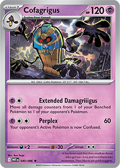 Cofagrigus: Rare 040/086 (WHT)