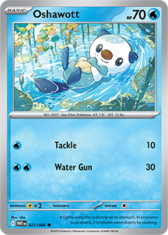 Oshawott: Common 021/086 (WHT)