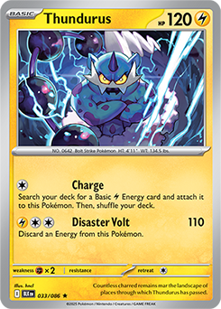 Thundurus: Rare 033/086 (BLK)