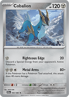 Cobalion: Rare 066/086 (BLK)