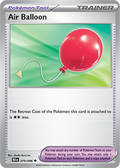 Air Balloon: Uncommon 079/086 (BLK)
